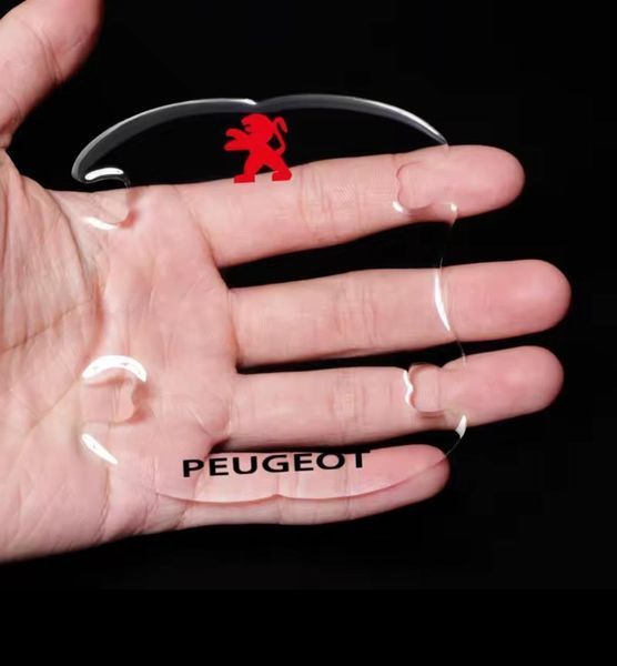 Защитная плёнка на и под ручки дверей для авто Peugeot (набор 8 шт) 18693111 фото