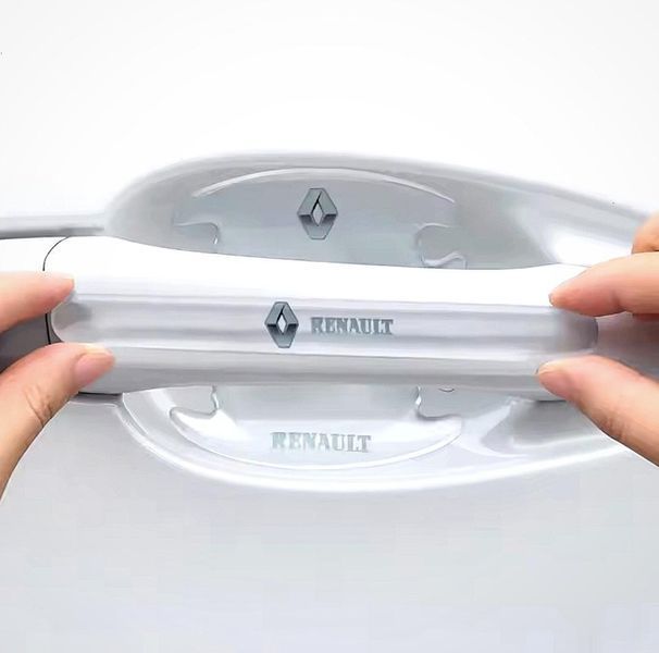 Защитная плёнка на и под ручки дверей для авто Renault Рено (набор 8 шт) 65070861 фото