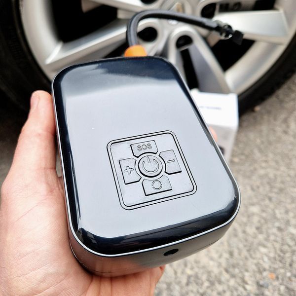 Автомобильный компрессор 12 В от прикуривателя для машины, мотоцикла, велосипеда и различных мячей 84682709 фото