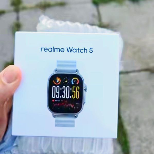 Смарт-часы Realme Watch 5 (titanium silver), цвет серый 76376501 фото