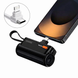 Портативный карманный повербанк SHARGE Мини 2 Power Bank 5000 mAh Lightning черный 63859158 фото 1
