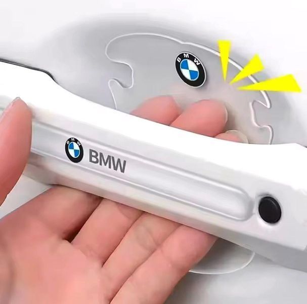 Защитная пленка под ручки на ручки машины автомобиля комплект 8 шт BMW, БМВ 55443827 фото